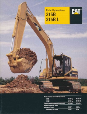 Excavadoras de orugas Caterpillar 315B
