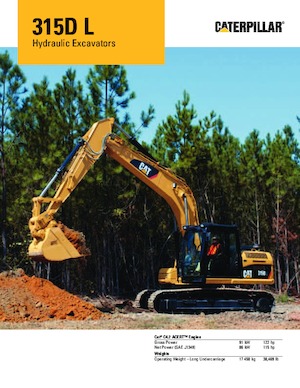 Excavadoras de orugas Caterpillar 315D