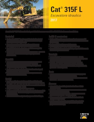 Excavadoras de orugas Caterpillar 315F L