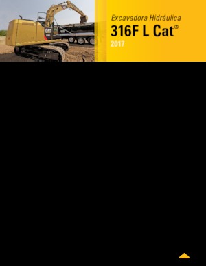 Excavadoras de orugas Caterpillar 316F L
