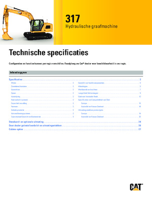 Excavadoras de orugas Caterpillar 317