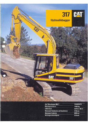 Excavadoras de orugas Caterpillar 317 VAH