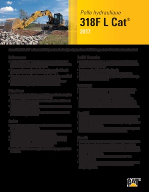 Excavadoras de orugas Caterpillar 318F L