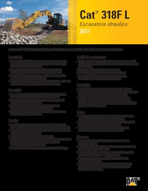 Excavadoras de orugas Caterpillar 318F L