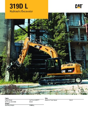 Excavadoras de orugas Caterpillar 319D