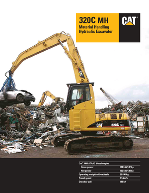 Excavadoras de orugas Caterpillar 320 C MH