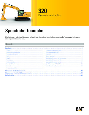 Excavadoras de orugas Caterpillar 320
