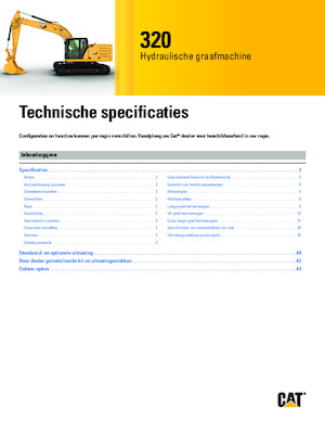 Excavadoras de orugas Caterpillar 320