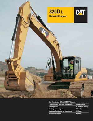 Excavadoras de orugas Caterpillar 320D L