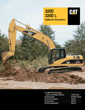 Excavadoras de orugas Caterpillar 320D L