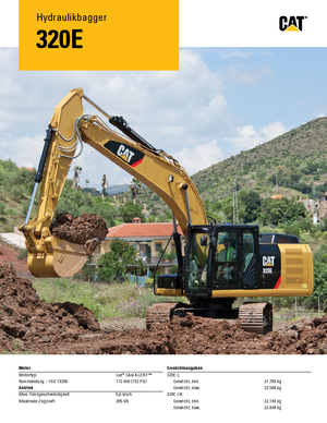 Excavadoras de orugas Caterpillar 320E L