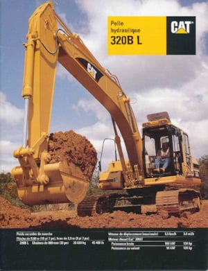 Excavadoras de orugas Caterpillar 320B