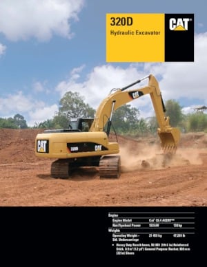 Excavadoras de orugas Caterpillar 320D