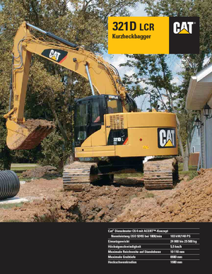 Excavadoras de orugas Caterpillar 321D LCR