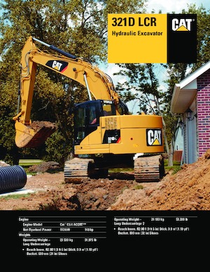 Excavadoras de orugas Caterpillar 321D