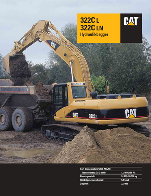 Excavadoras de orugas Caterpillar 322 CLN