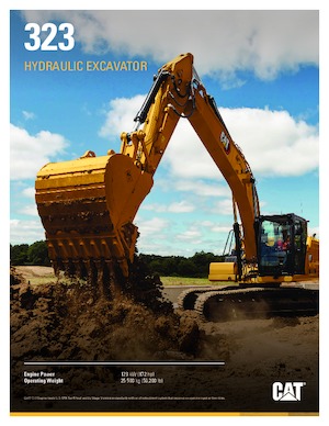 Excavadoras de orugas Caterpillar 323