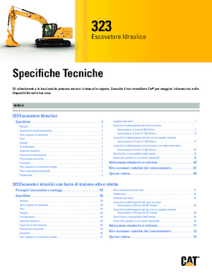 Excavadoras de orugas Caterpillar 323