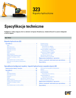 Excavadoras de orugas Caterpillar 323