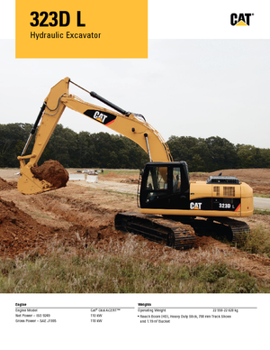 Excavadoras de orugas Caterpillar 323D L
