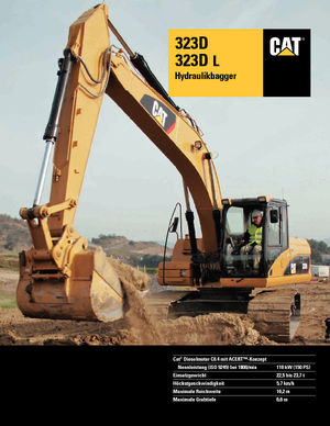 Excavadoras de orugas Caterpillar 323D L