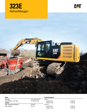 Excavadoras de orugas Caterpillar 323E L