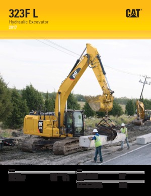 Excavadoras de orugas Caterpillar 323F L