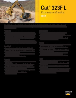 Excavadoras de orugas Caterpillar 323F L