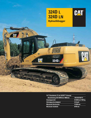 Excavadoras de orugas Caterpillar 324D LN