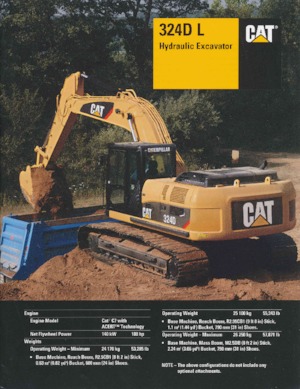 Excavadoras de orugas Caterpillar 324D