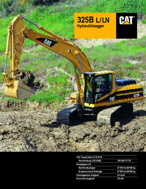 Excavadoras de orugas Caterpillar 325 B LN