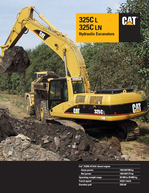 Excavadoras de orugas Caterpillar 325 C LN