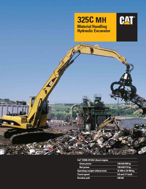 Excavadoras de orugas Caterpillar 325 C MH