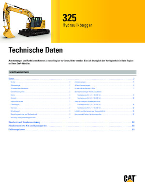 Excavadoras de orugas Caterpillar 325