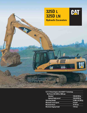 Excavadoras de orugas Caterpillar 325D LN