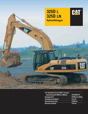 Excavadoras de orugas Caterpillar 325D LN