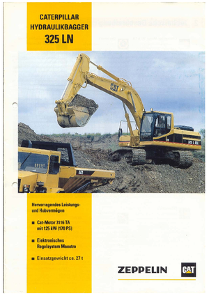 Excavadoras de orugas Caterpillar 325 L N (m)