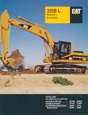 Excavadoras de orugas Caterpillar 325B