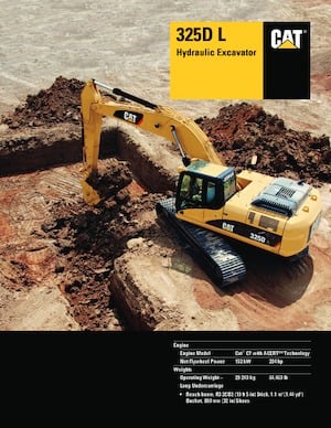 Excavadoras de orugas Caterpillar 325D