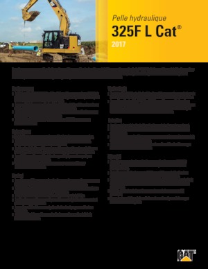 Excavadoras de orugas Caterpillar 325F L