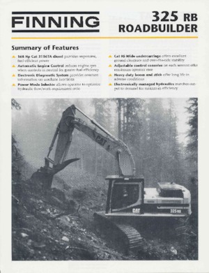 Excavadoras de orugas Caterpillar 325RB