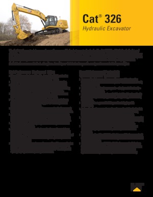 Excavadoras de orugas Caterpillar 326