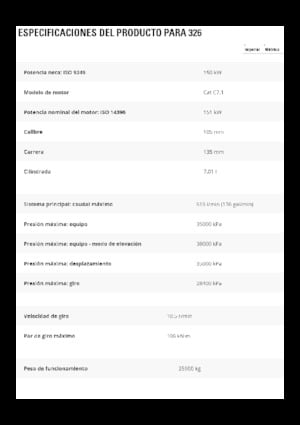 Excavadoras de orugas Caterpillar 326