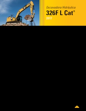 Excavadoras de orugas Caterpillar 326F L