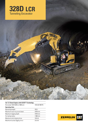 Excavadoras de orugas Caterpillar 328D LCR
