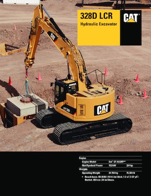 Excavadoras de orugas Caterpillar 328D