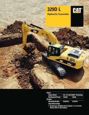 Excavadoras de orugas Caterpillar 329D
