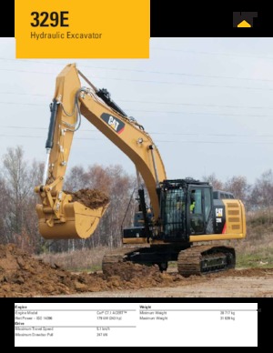Excavadoras de orugas Caterpillar 329E