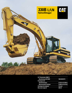Excavadoras de orugas Caterpillar 330 B LN