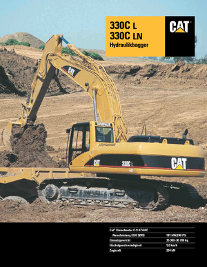 Excavadoras de orugas Caterpillar 330 C LN